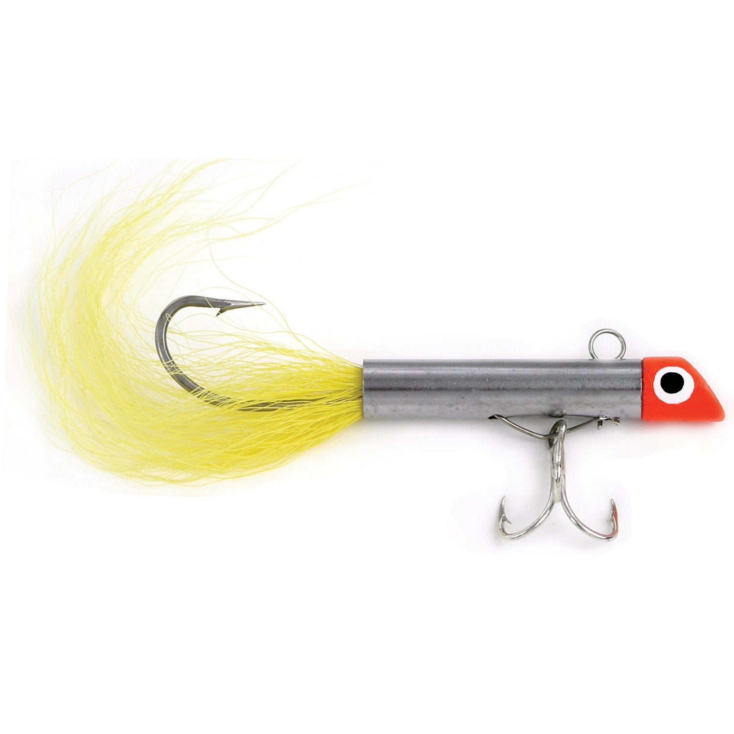 Got-Cha plug mini 1000 series red head chrome body yellow bucktail