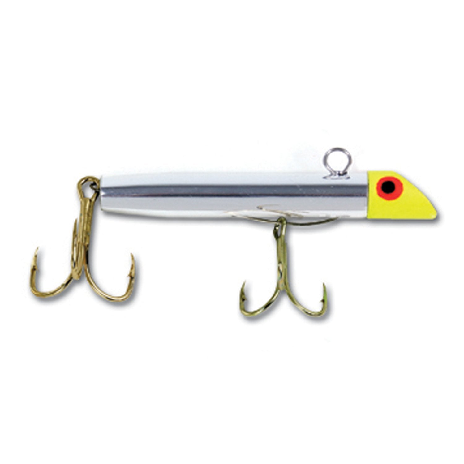 Got-Cha plug 300 series yellow head chrome body gold hooks