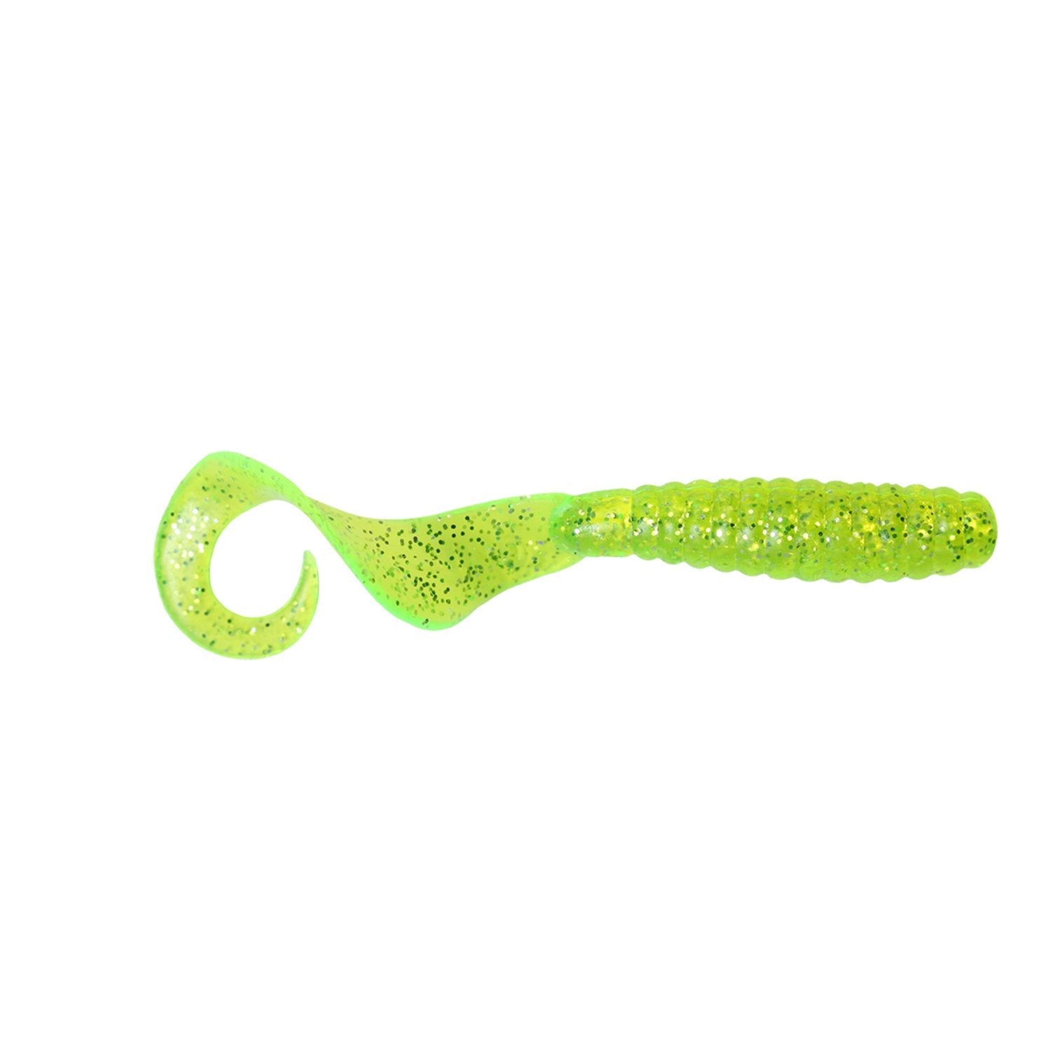 Got-cha 3 inch curtail chartreuse silver flake