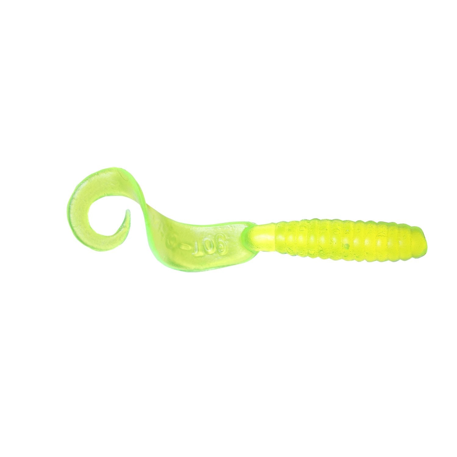 Got-cha 3 inch curtail chartreuse
