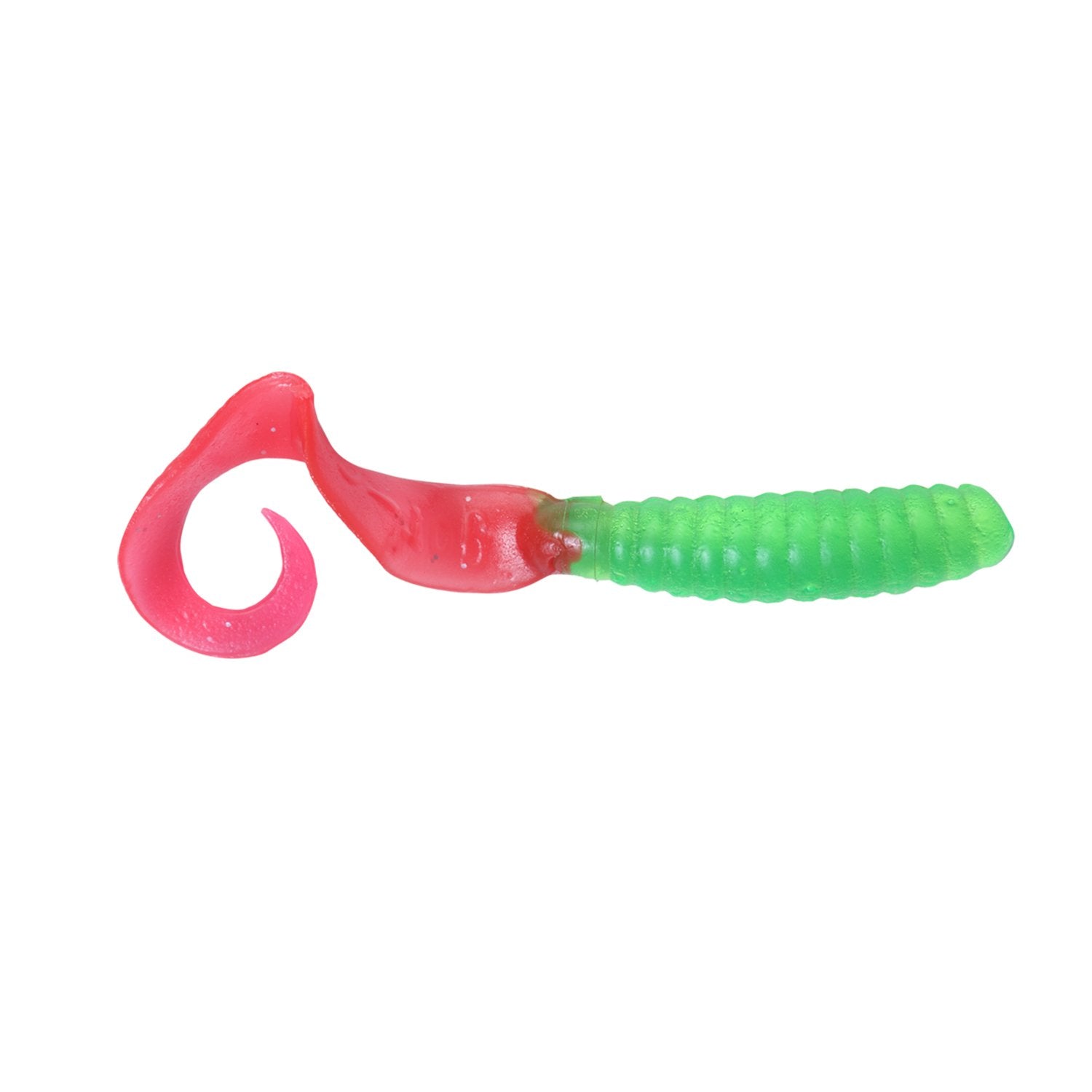 Got-cha 4 inch curtail  lime green firetail