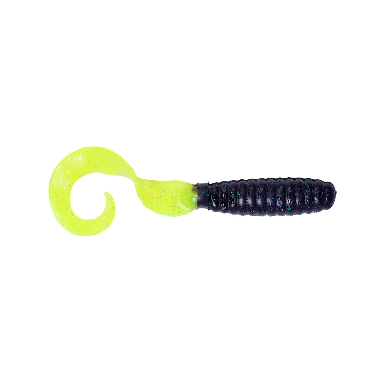 Got-cha 4 inch curtail smoke chartreuse tail