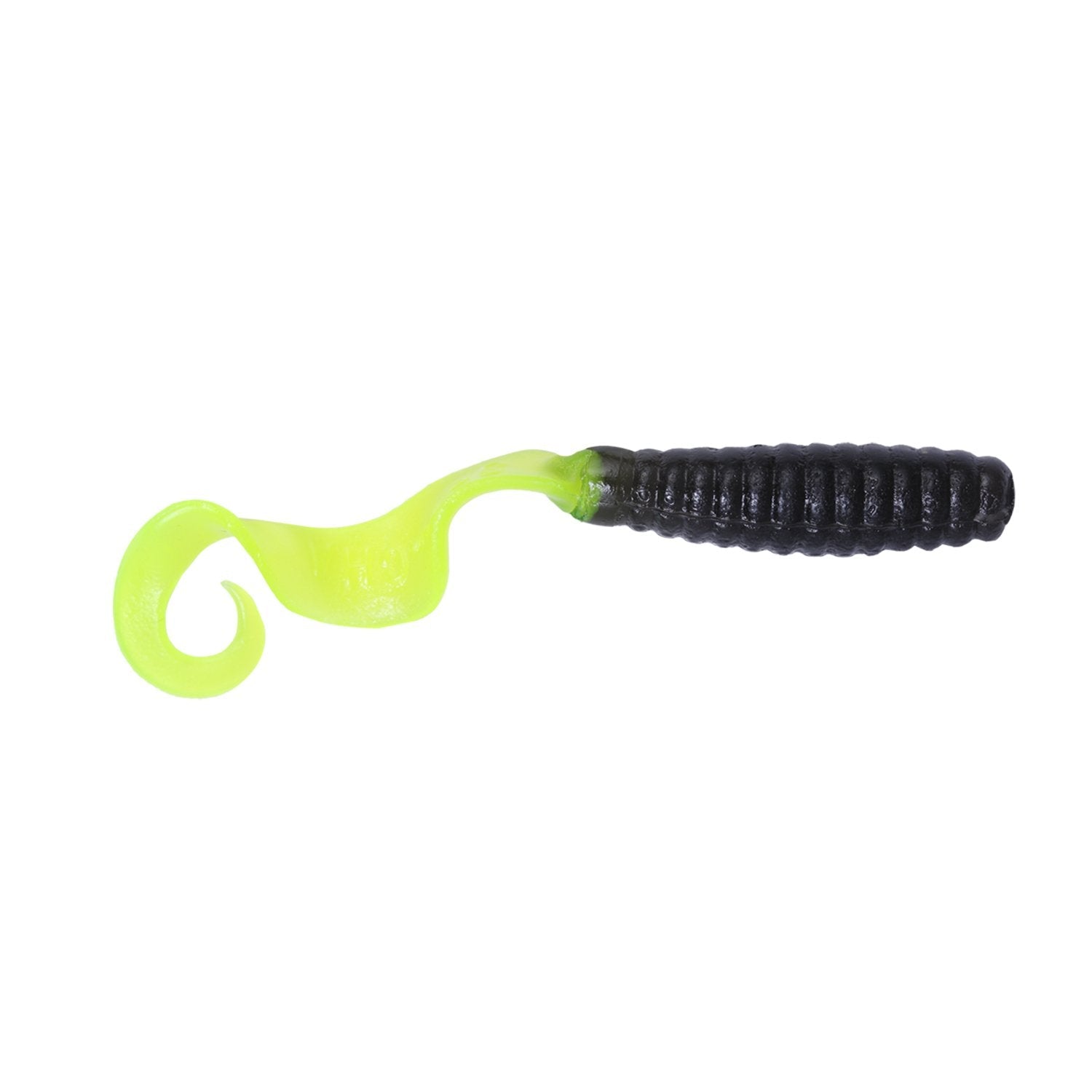 Got-cha 4 inch curtail smoke chartreuse tail