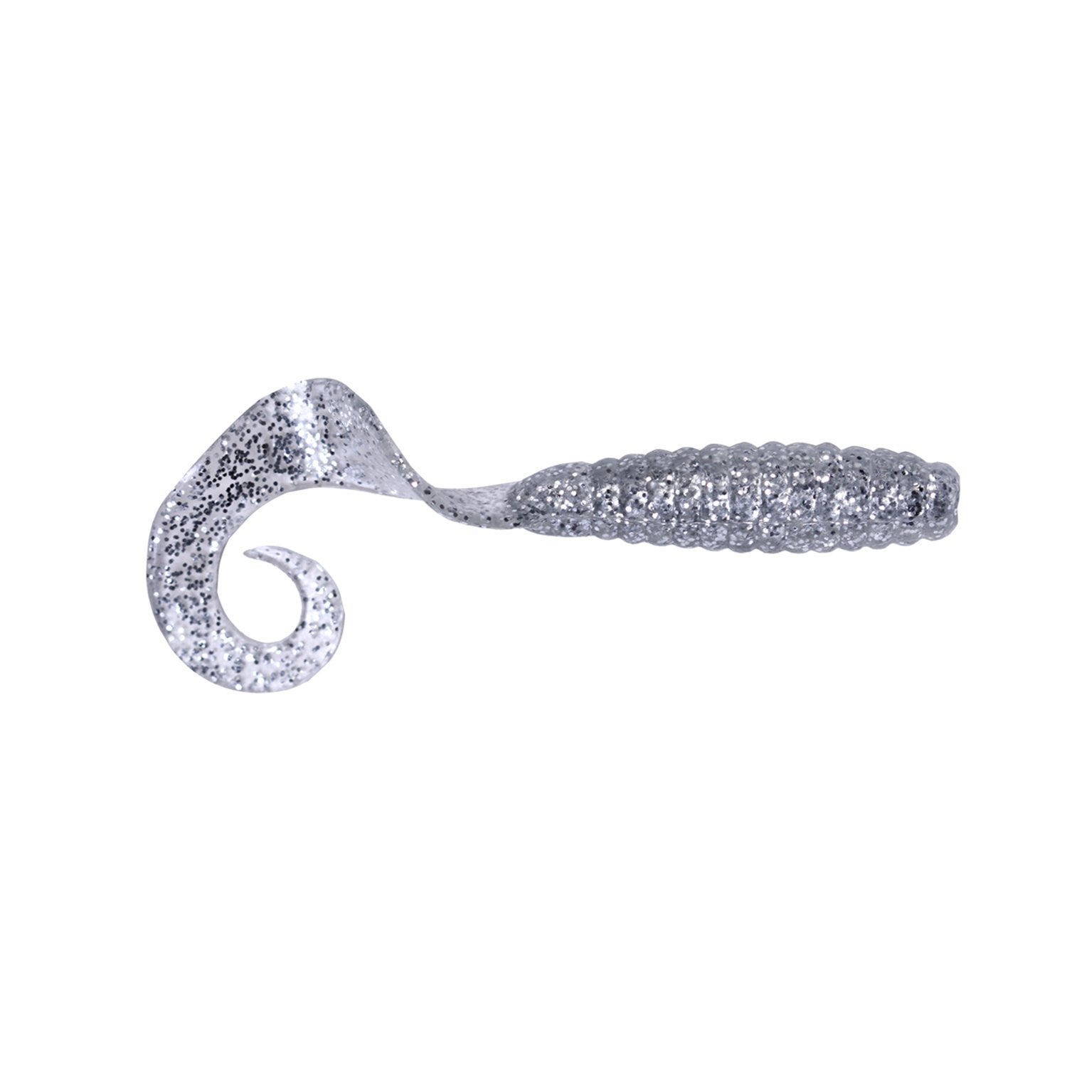 Got-cha 4 inch curtail clear silver flake