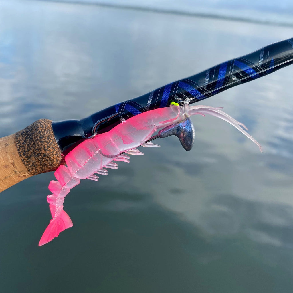 Pink Got-cha Pro shrimp on Star Rods VPR