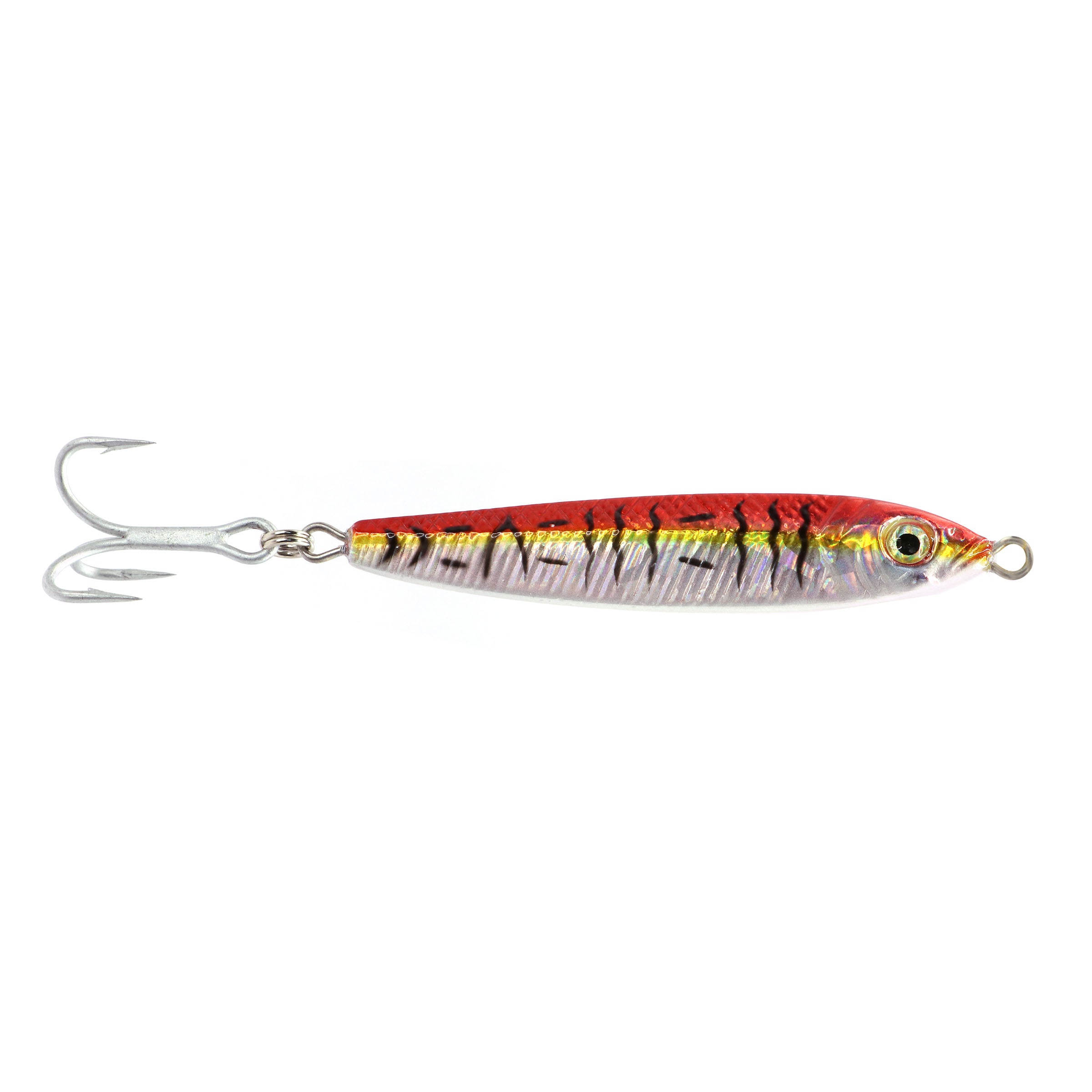 Got-Cha jigfish lure amber silver tiger