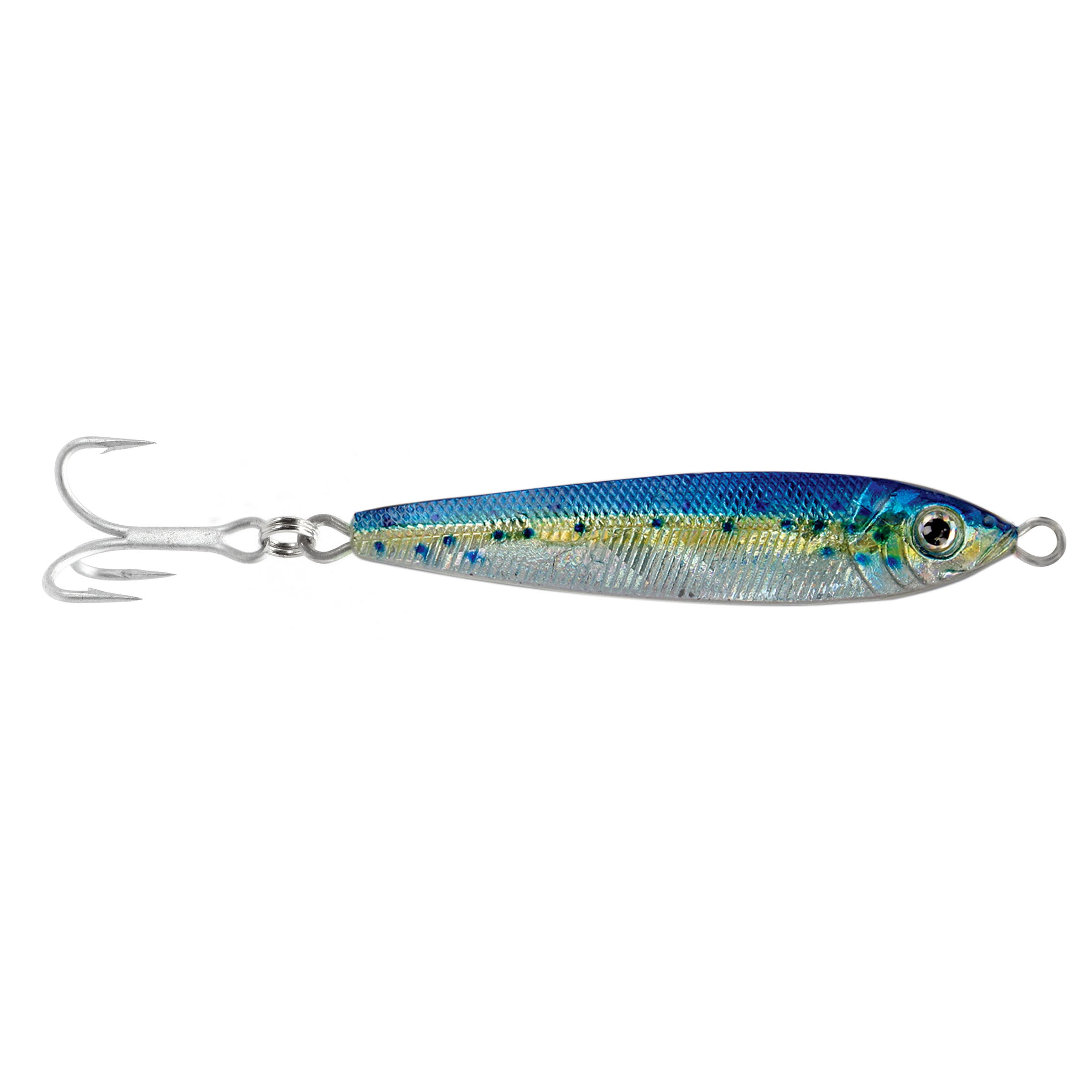 Got-Cha jigfish lure blue yellow silver