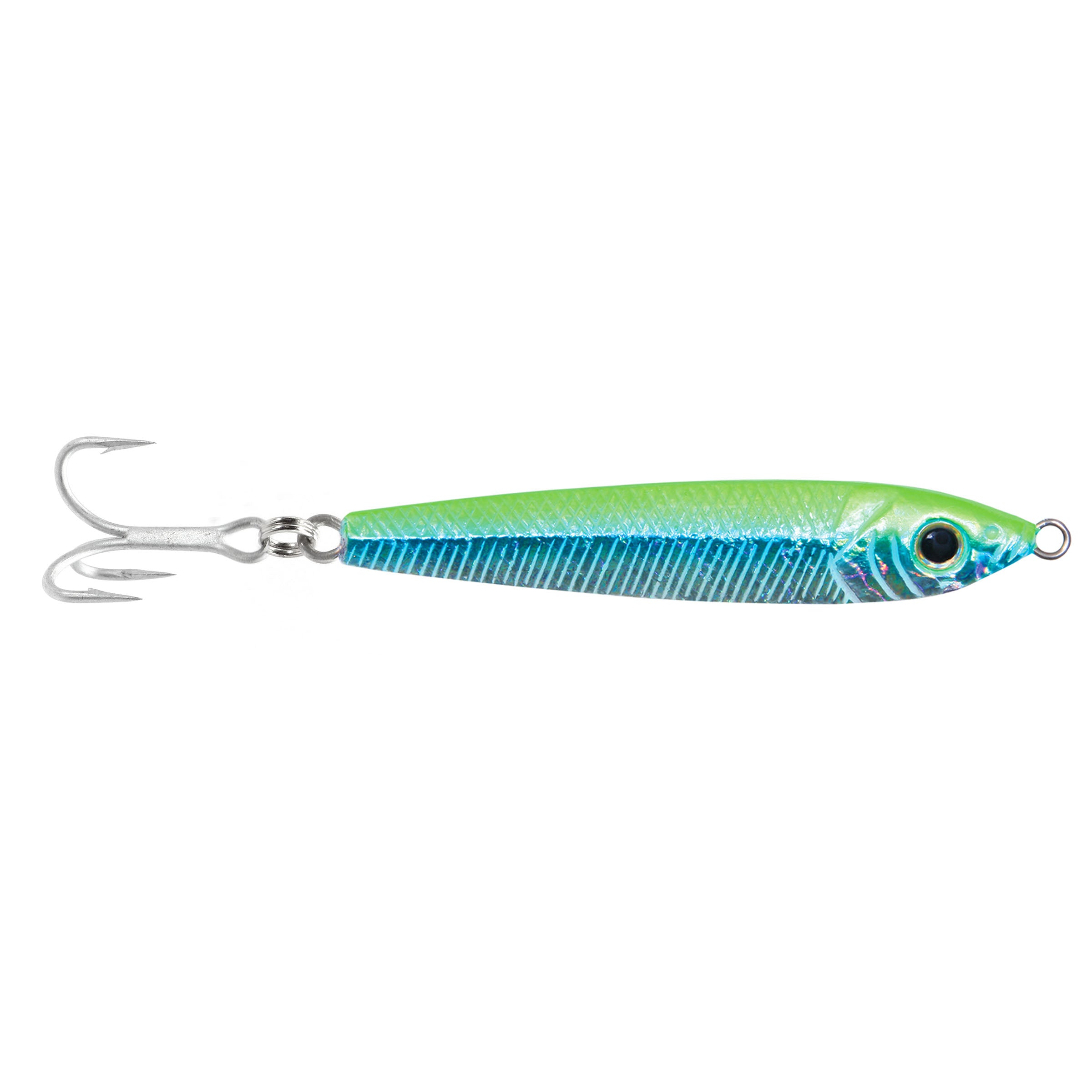 Got-Cha jigfish lure chartreuse silver blue
